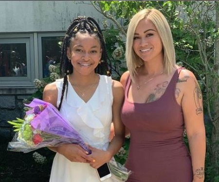 Sarah Vivan with her daughter Essence Vivan.